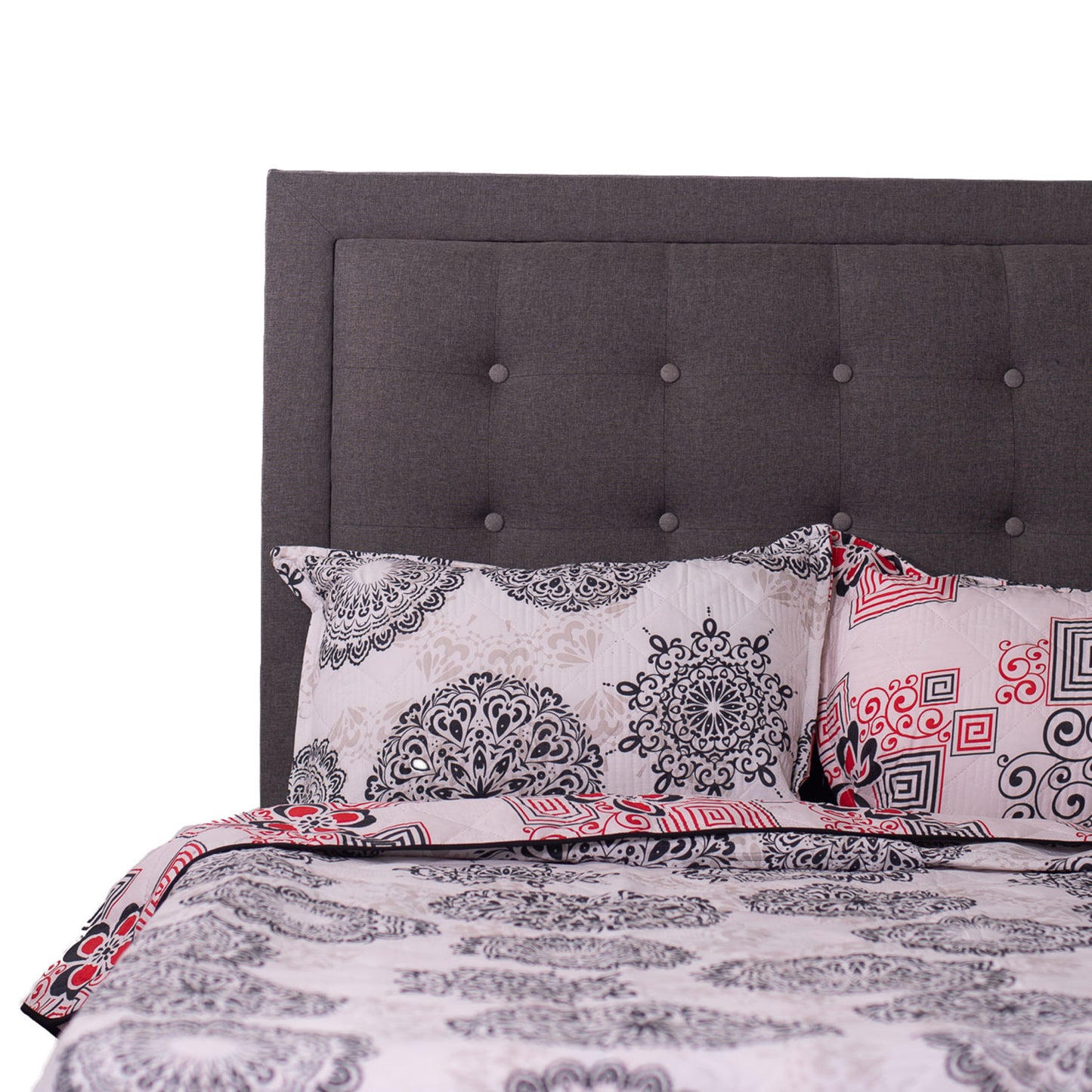 COLCHA MICROFIBRA BELDRAP RED BLACK